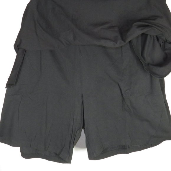 Catherines Suprema Collection Soft Stretchy Black Pocket Skort Plus Size 4X - Picture 5 of 7